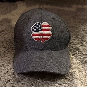 Black Clover American Flag Shamrock hat
